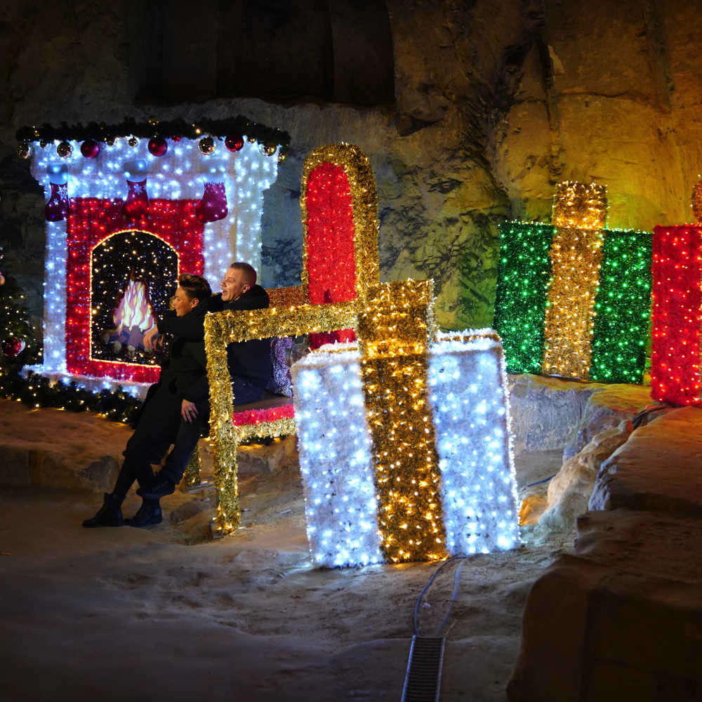 Grotten Valkenburg Kerst